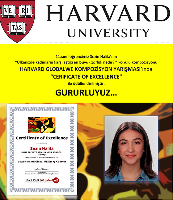 Harvard GlobalWE Kompozisyon Yarışması'ndan Ödülümüz Var!
